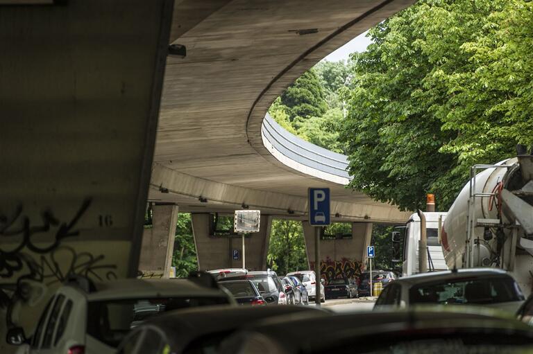 Het viaduct Herrmann-Debroux (SAU-MSI/Reporters)