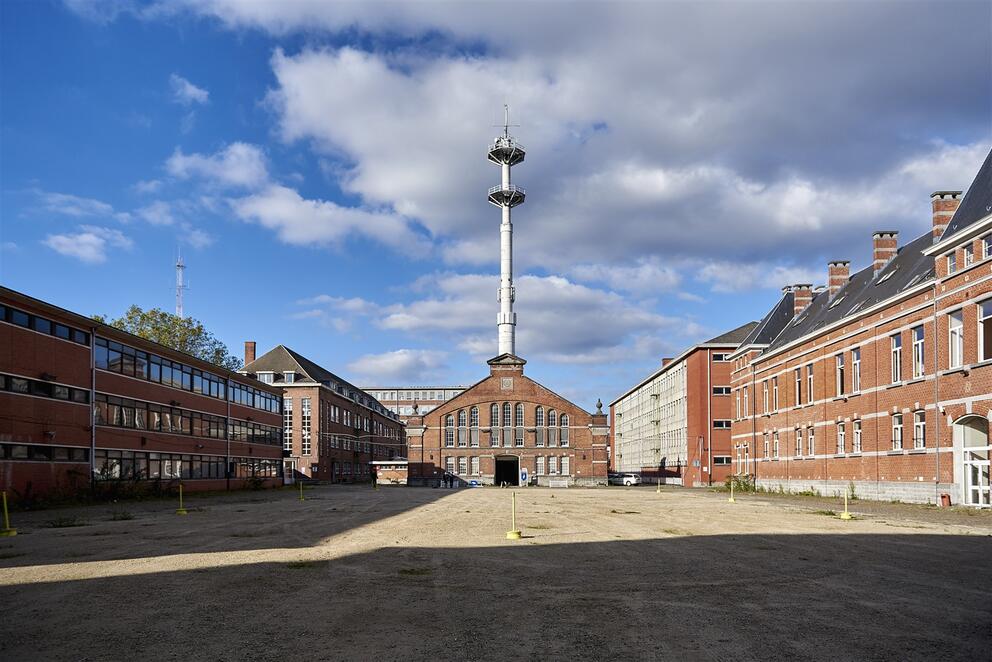 De voormalige manege.