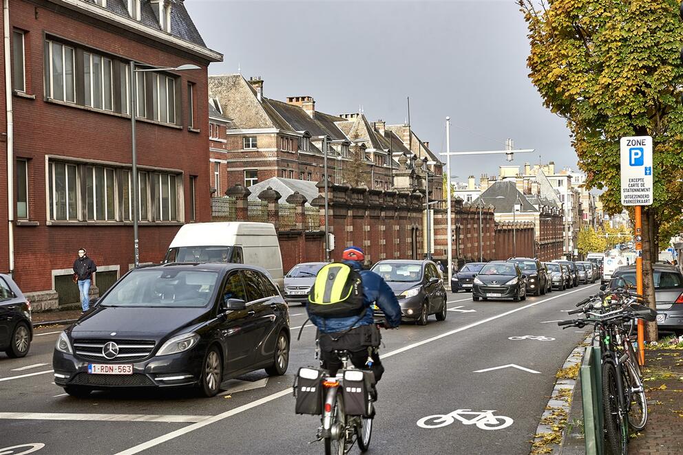 De gebouwen van Usquare.brussels aan de Kroonlaan zullen worden gebruikt door de ULB en de VUB. © sau-msi.brussels (Reporters)