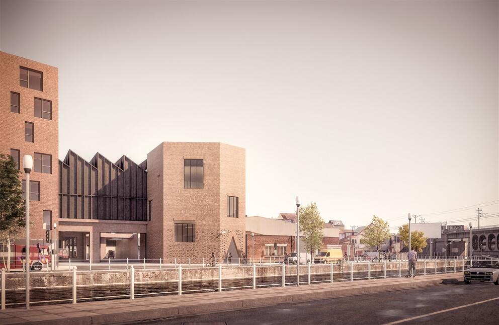 Quai de l'industrie/Nijverheidskaai. © Bogdan & Van Broeck