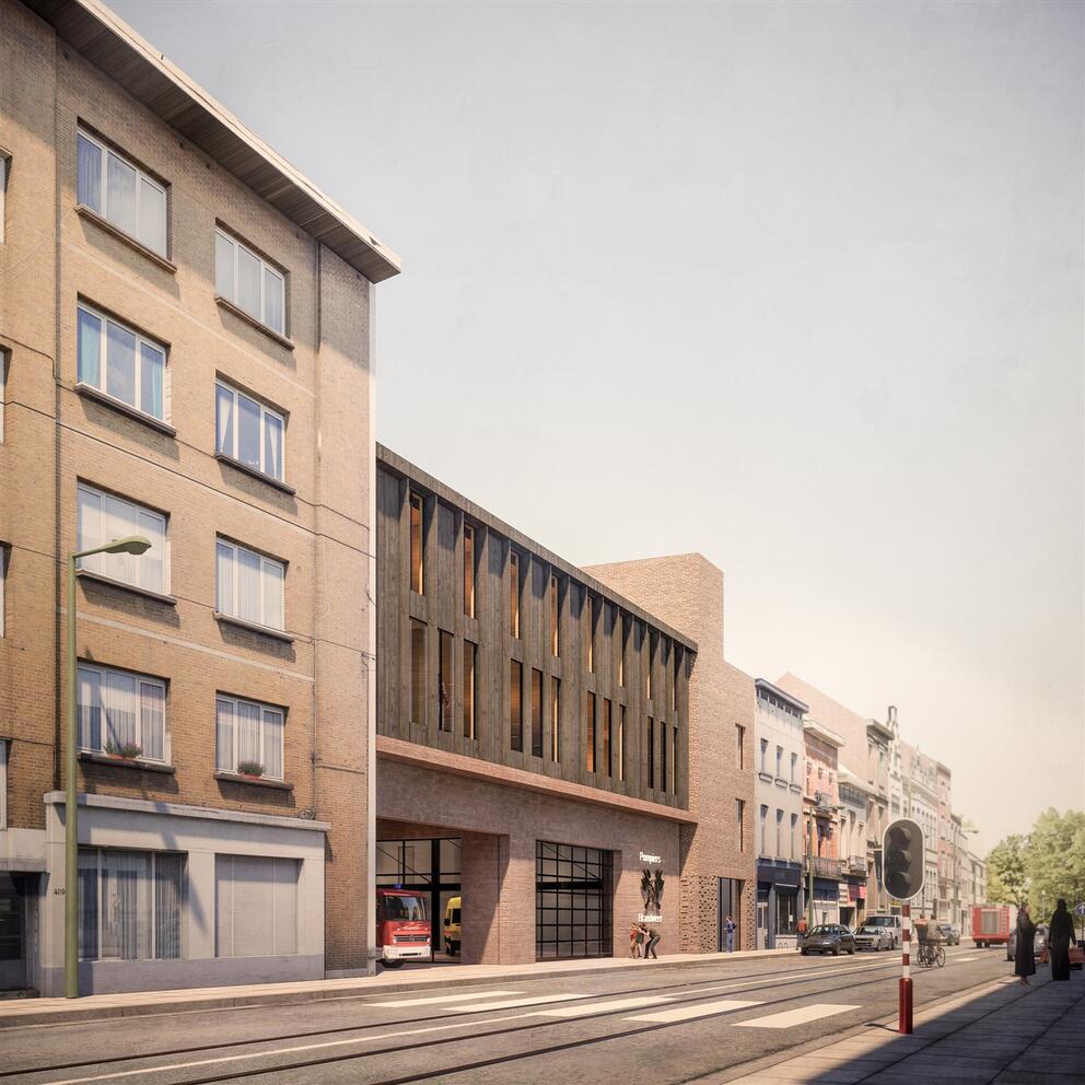 Chaussée de Mons 409 Bergensesteenweg. © Bogdan & Van Broeck