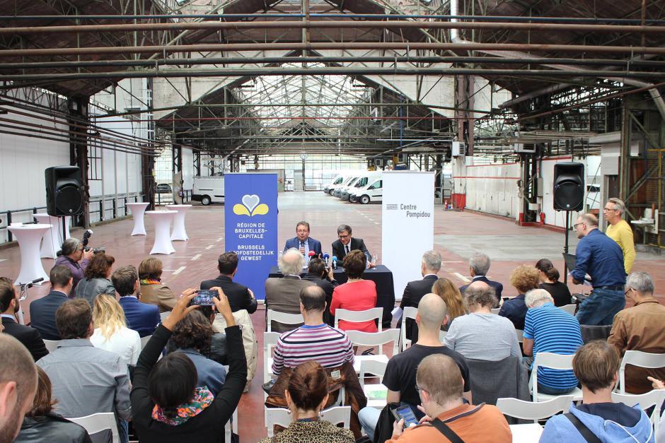 Rudi Vervoort en Serge Lasvignes (Copyright Rudi Vervoort)