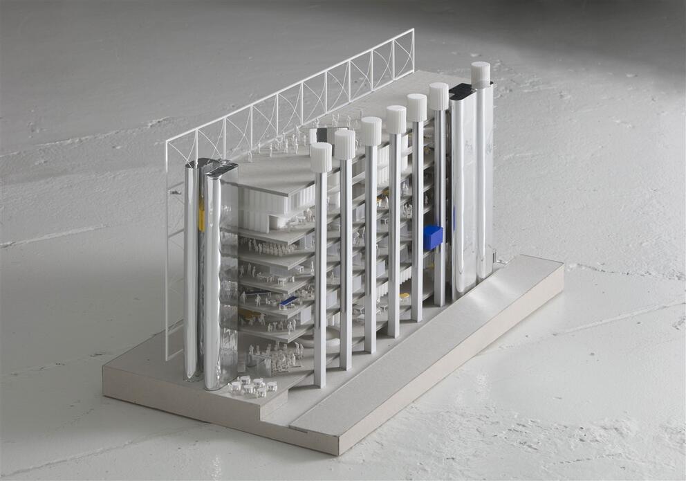  Frame, toekomstig mediacentrum van mediapark.brussels. 