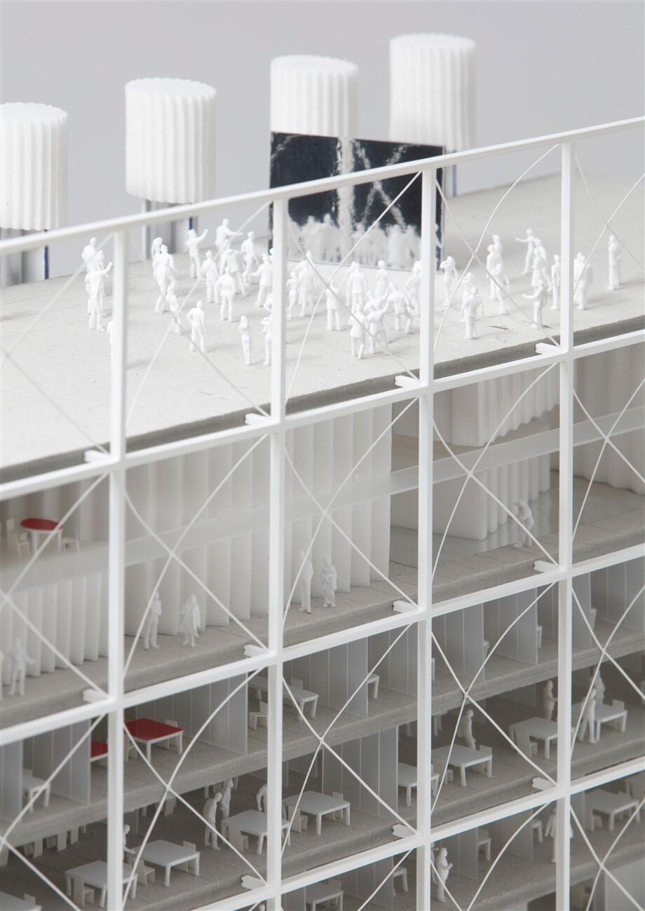  Frame, toekomstig mediacentrum van mediapark.brussels. 