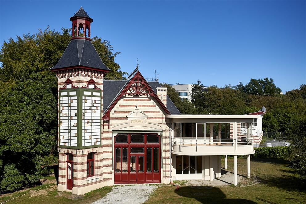 Het weeggebouw. © sau-msi.brussels (Reporters)  Het weeggebouw. © sau-msi.brussels (Reporters)