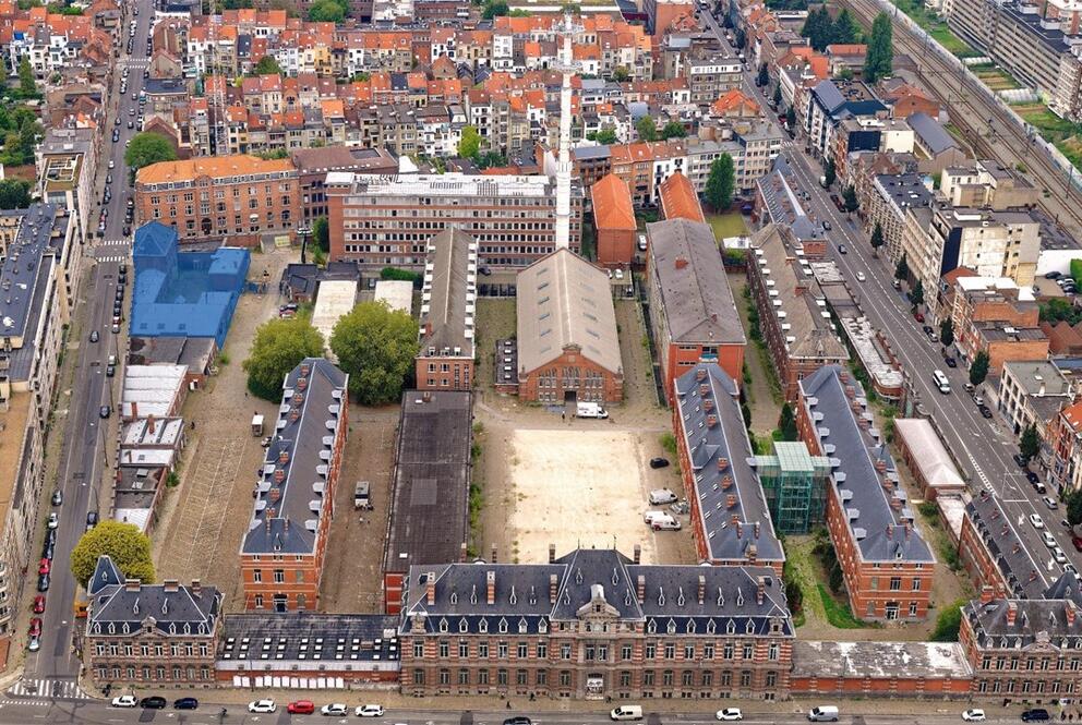 De voorgestelde site bevindt zich op de hoek van de Fritz Toussaintstraat en de Juliette Wytsmanstraat. © sau-msi.brussels (www.globalview.be)
